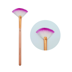 Makeup Brushes With Mini Fan and Eyeshadow brushes.