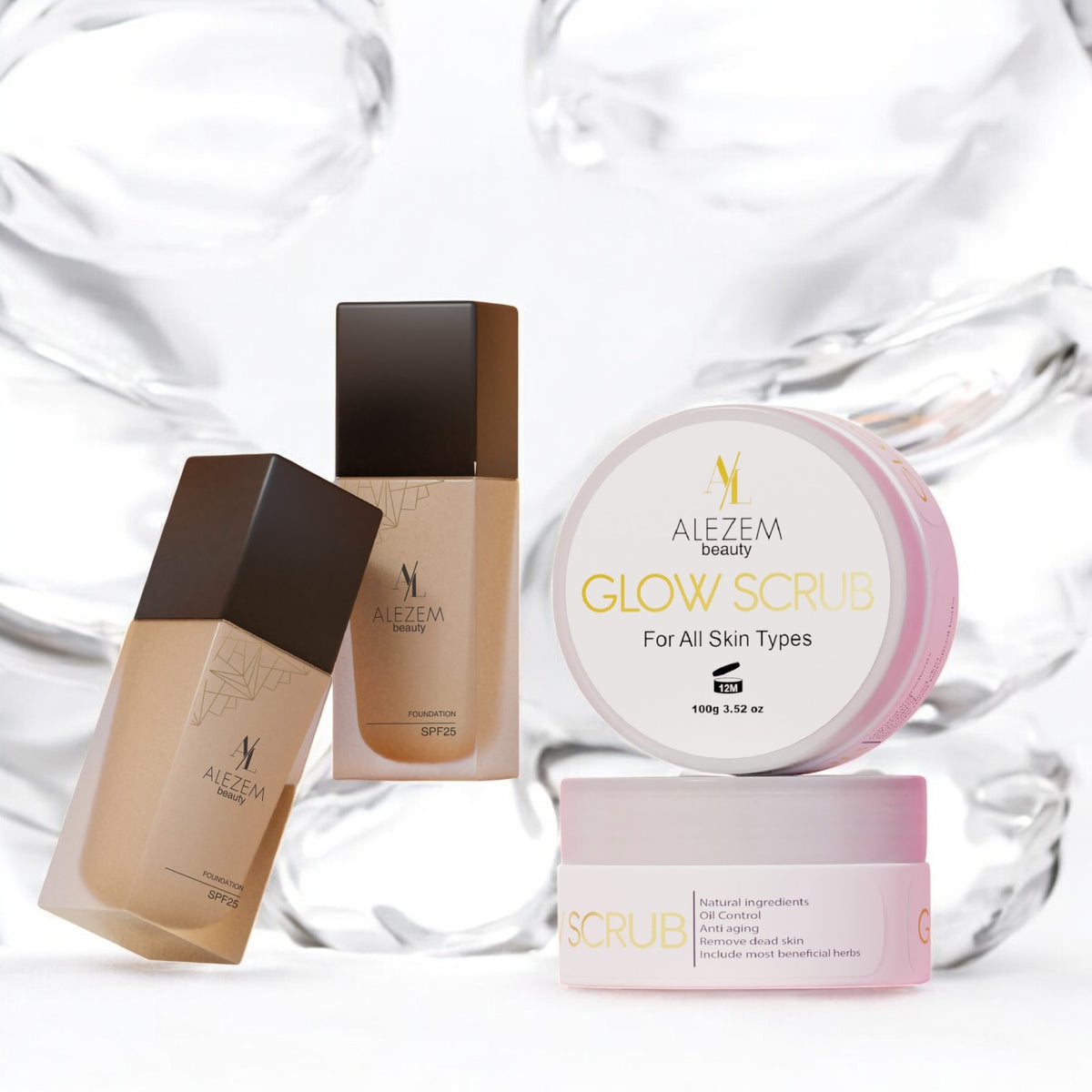 Buy HD Foundation, Get FREE Glow Scrub