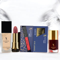 Buy HD Foundation With Mink lash and Matte Lipstick, Get FREE Lipshay With Matte Liquid