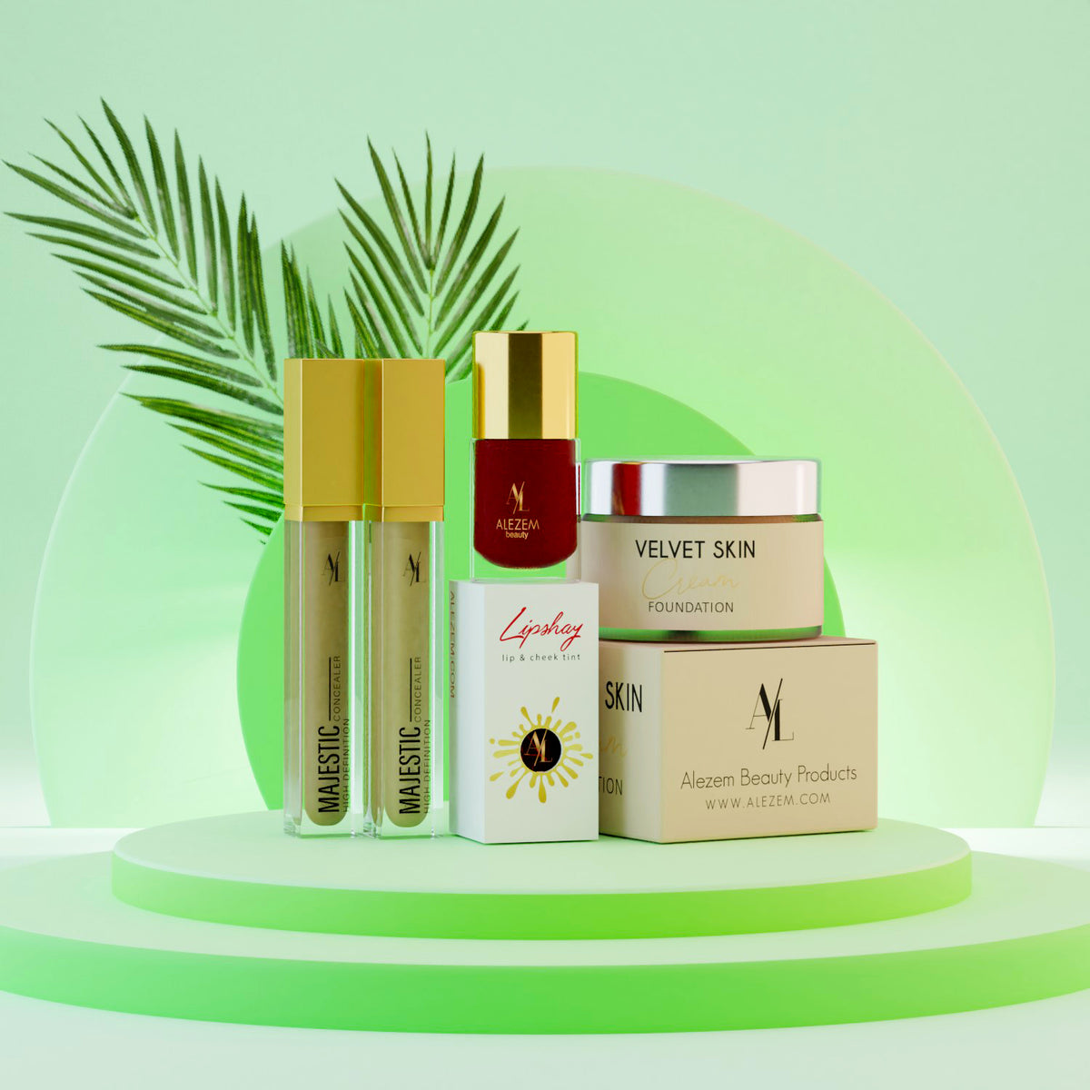 Buy Velvet Cream Foundatoin With HD Concealer, Get Free Lipshay With Another Concealer