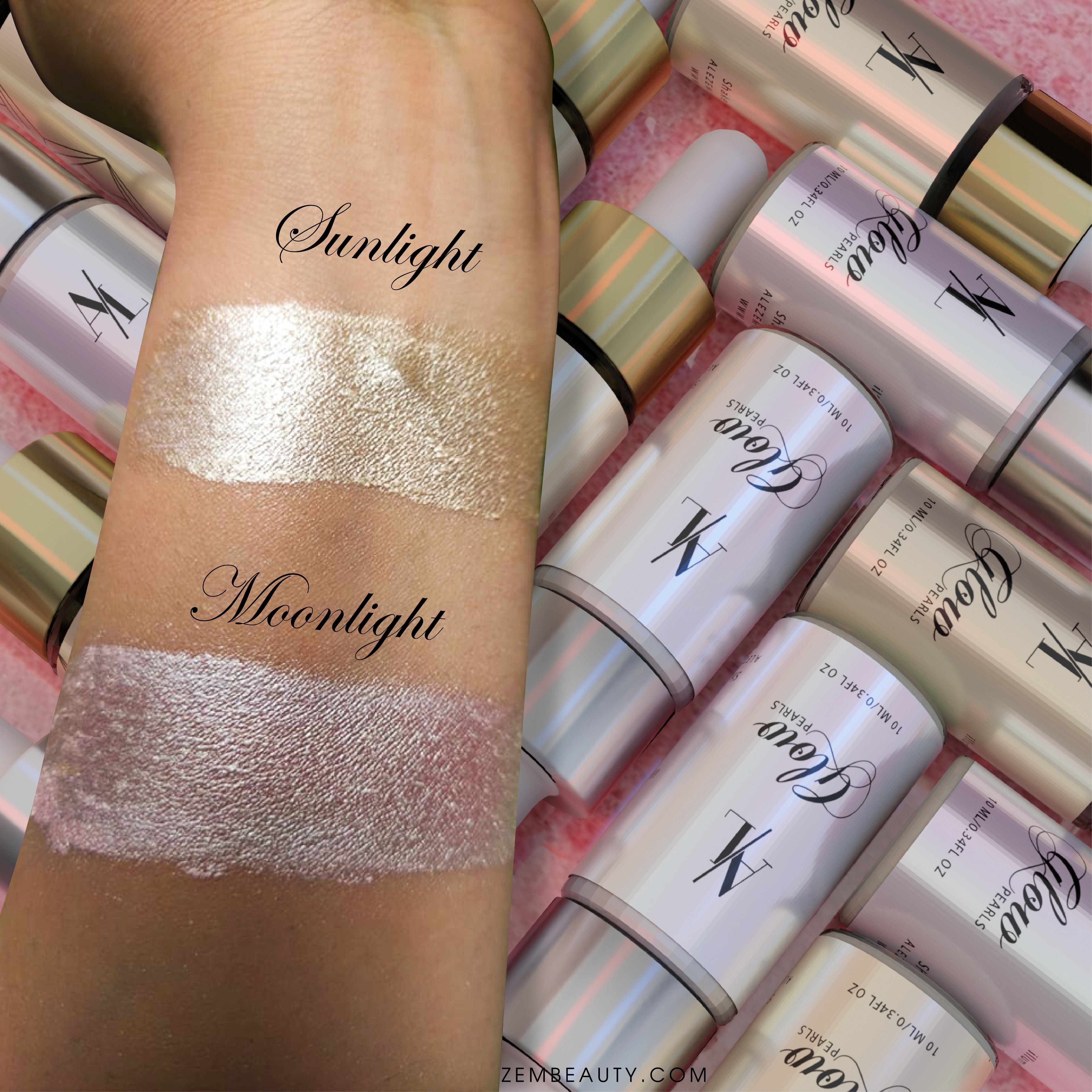 Alezem Glow Pearls, Liquid Highlighter - Sunlight